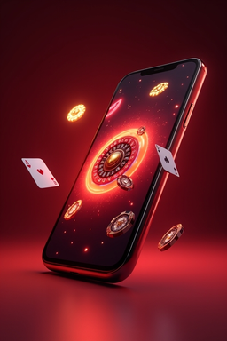 Smartphone com app Topbet